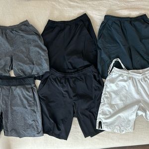 SOLD Men’s Lululemon Athletic Shorts (LOT of 6)